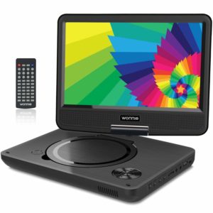 Tragbarer DVD-Player mit schwenkbarem Display