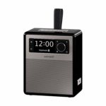 sonoro Easy Digitalradio (UKW/FM/DAB+, AUX-in, USB, Bluetooth) Schwarz - Tragbarer Radio-Wecker